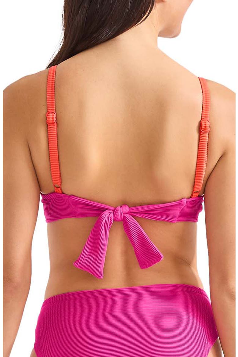 Ocean Point Colorblock Underwire Bikini Top, Alternate, color, PINK MAUI
