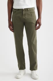 AG Everett Stretch Sateen Slim Straight Pants