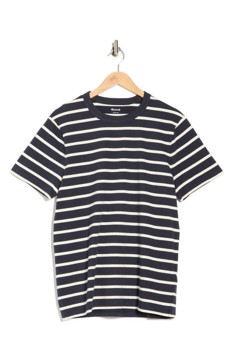 Madewell Allday Garment Dyed Cotton T-Shirt, Alternate, color, Juniper Berry1