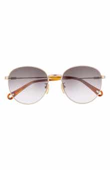 Chloé Gradient Round Sunglasses, 57mm