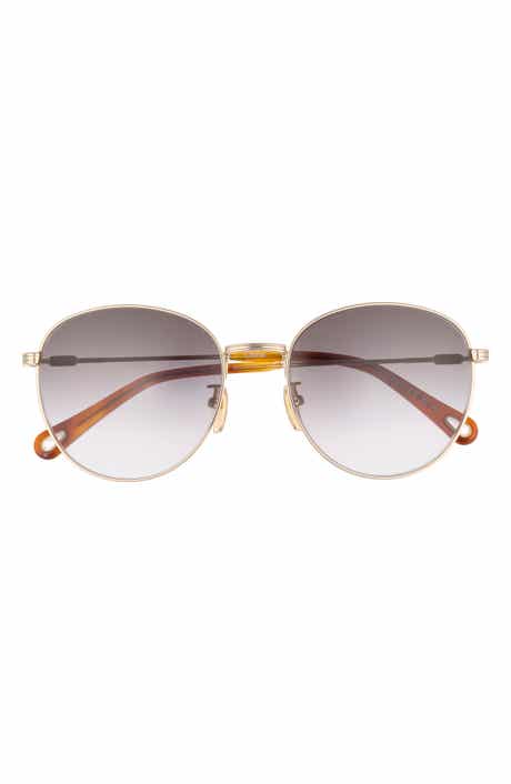 Chloé Gradient Round Sunglasses, 57mm