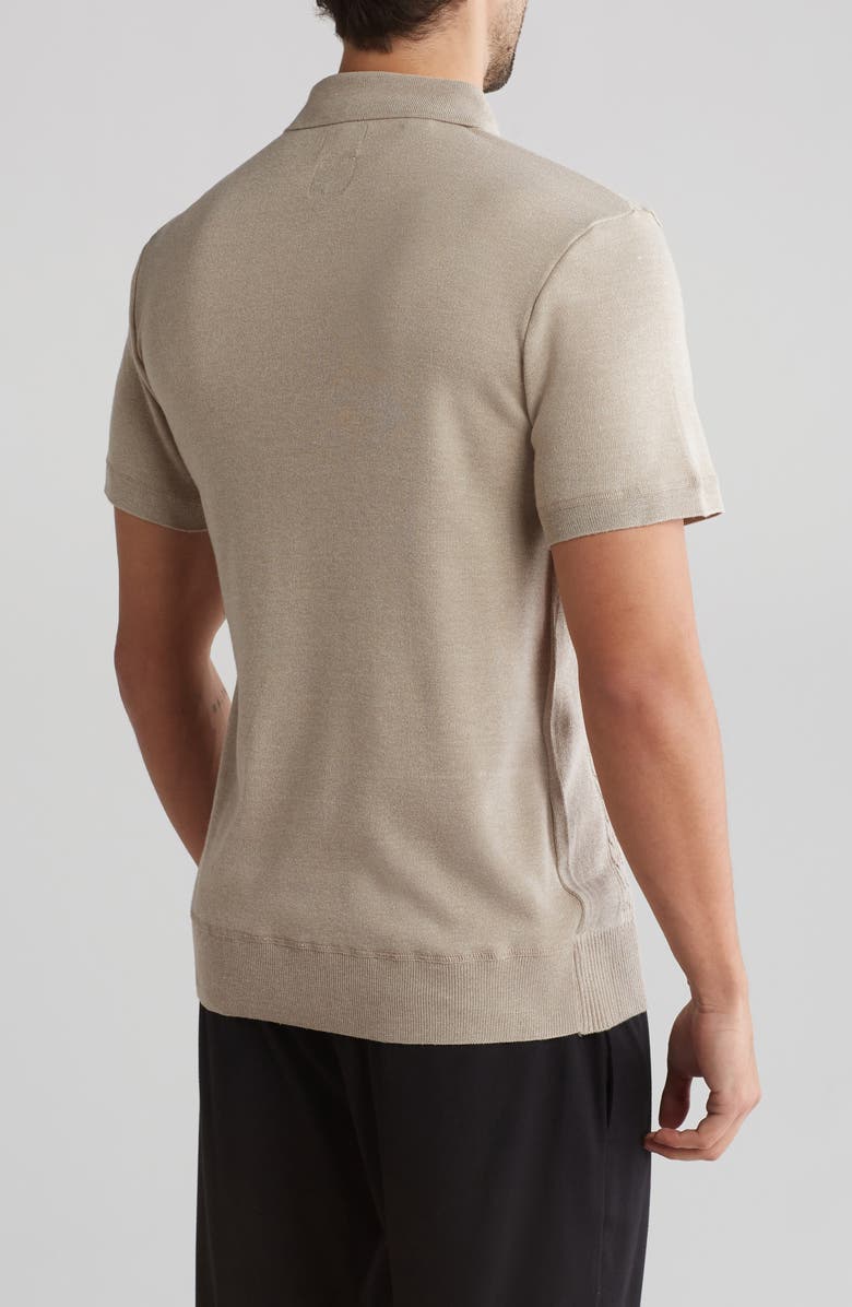 Buffalo Jeans Wagners Cotton Pointillé Short Sleeve Polo, Alternate, color,