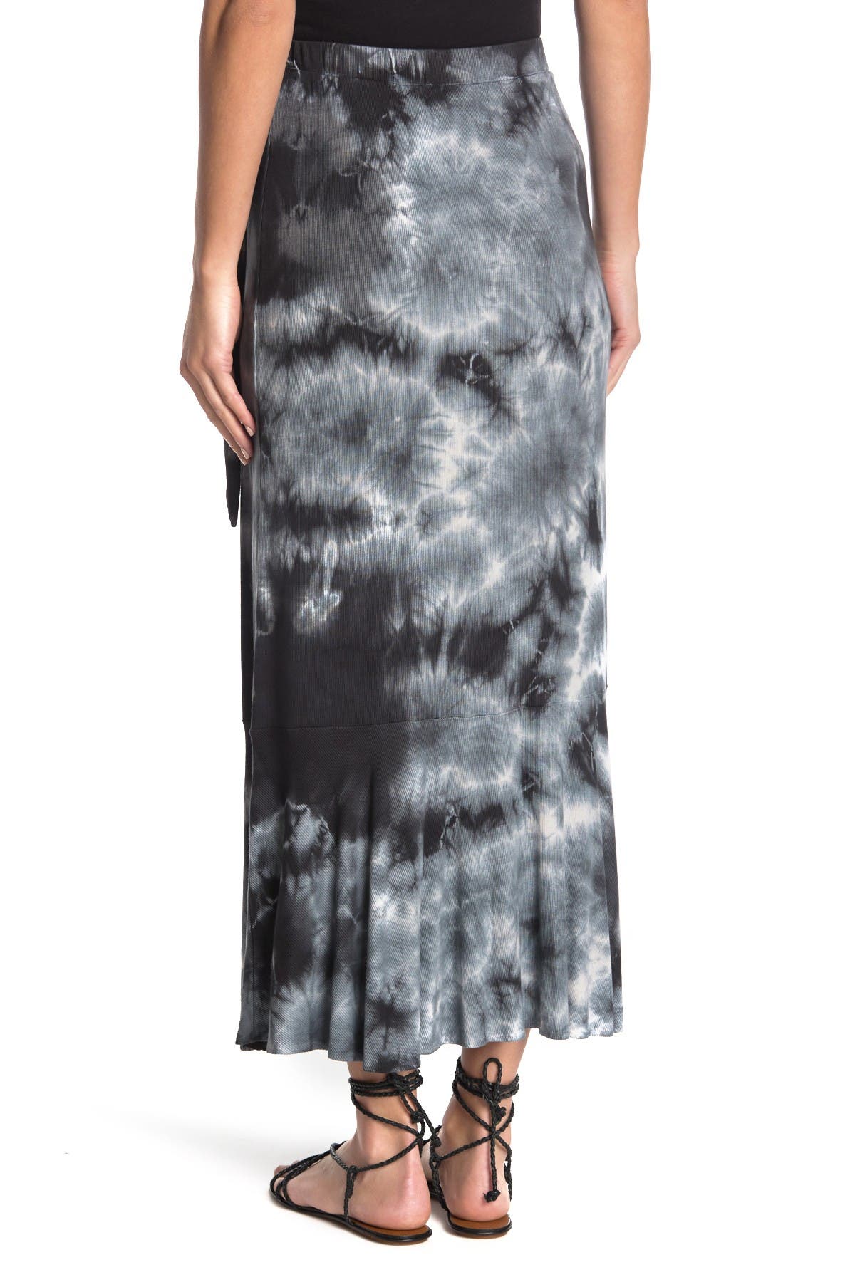 Faux Wrap Midi Skirt - image 4