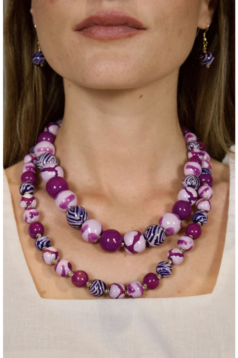Purple Match Necklace - 18'', Alternate, color, Multi