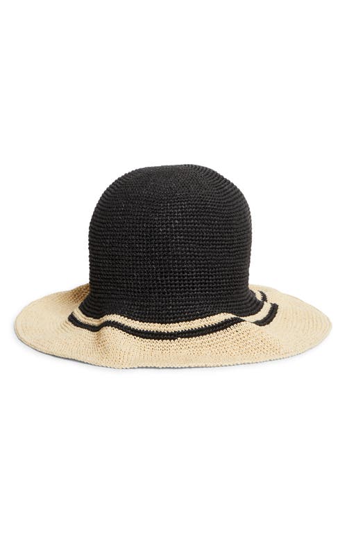 Totême Toteme Floppy Straw Hat In Multi