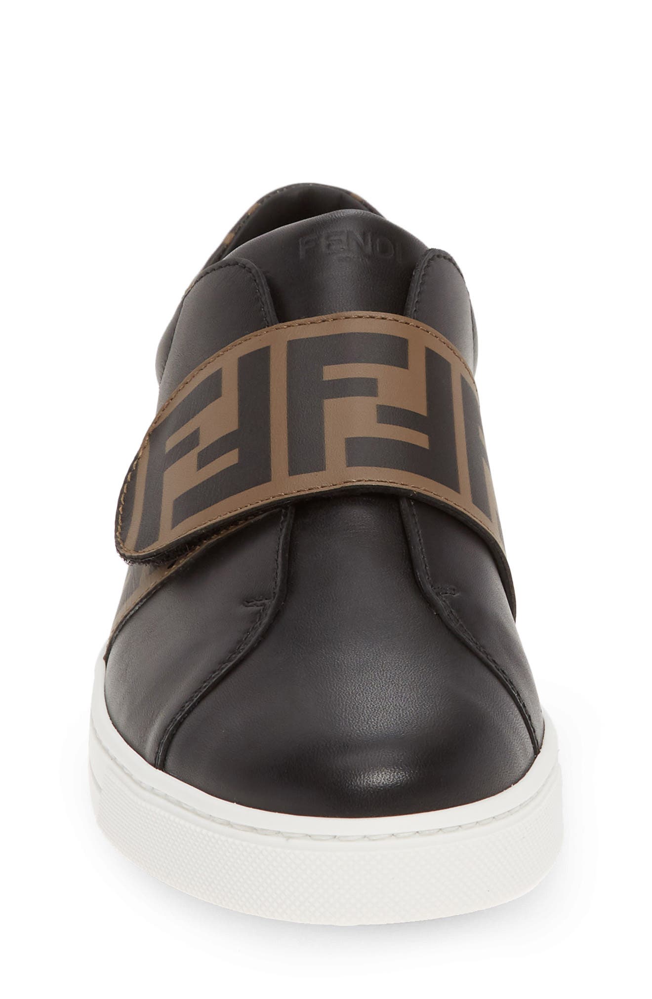 Fendi Double-F Logo Low Top Sneaker, Alternate, color, 