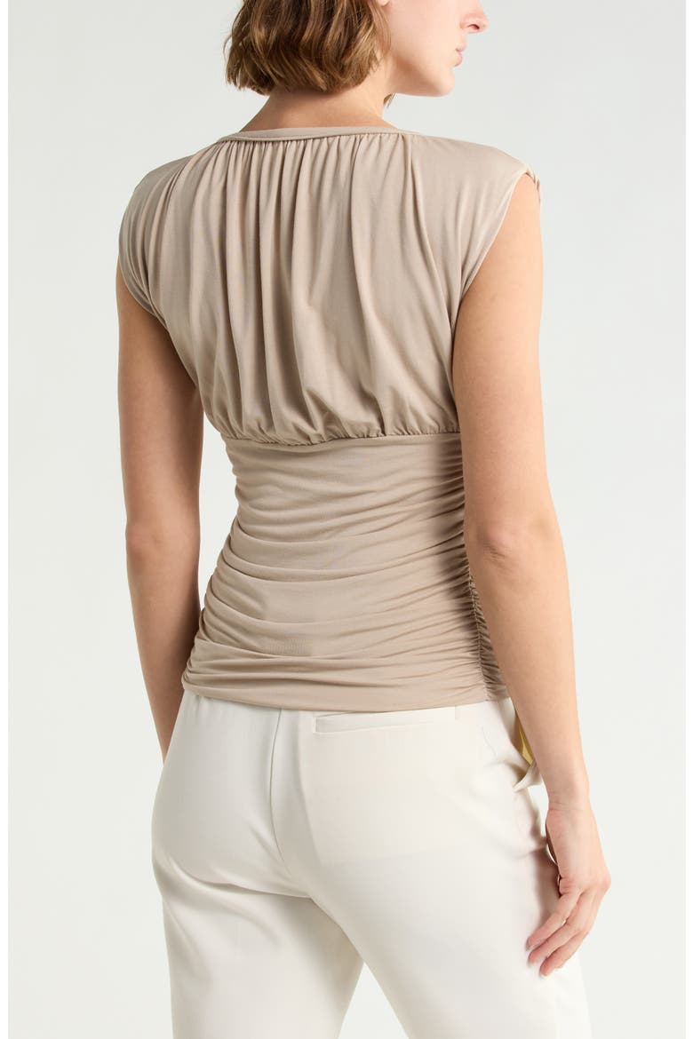 Scoop Neck Knit Top, Alternate, color, LIGHT TAUPE