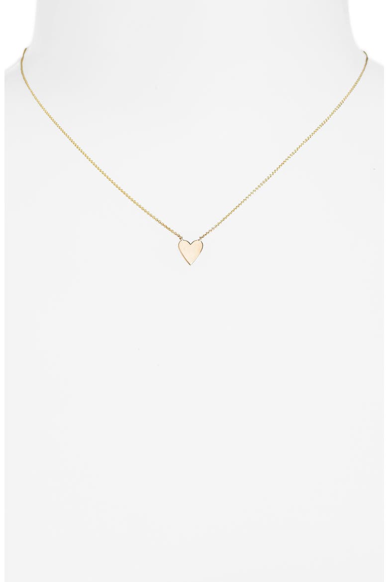 DRD Heart Necklace, Alternate, color, YELLOW GOLD