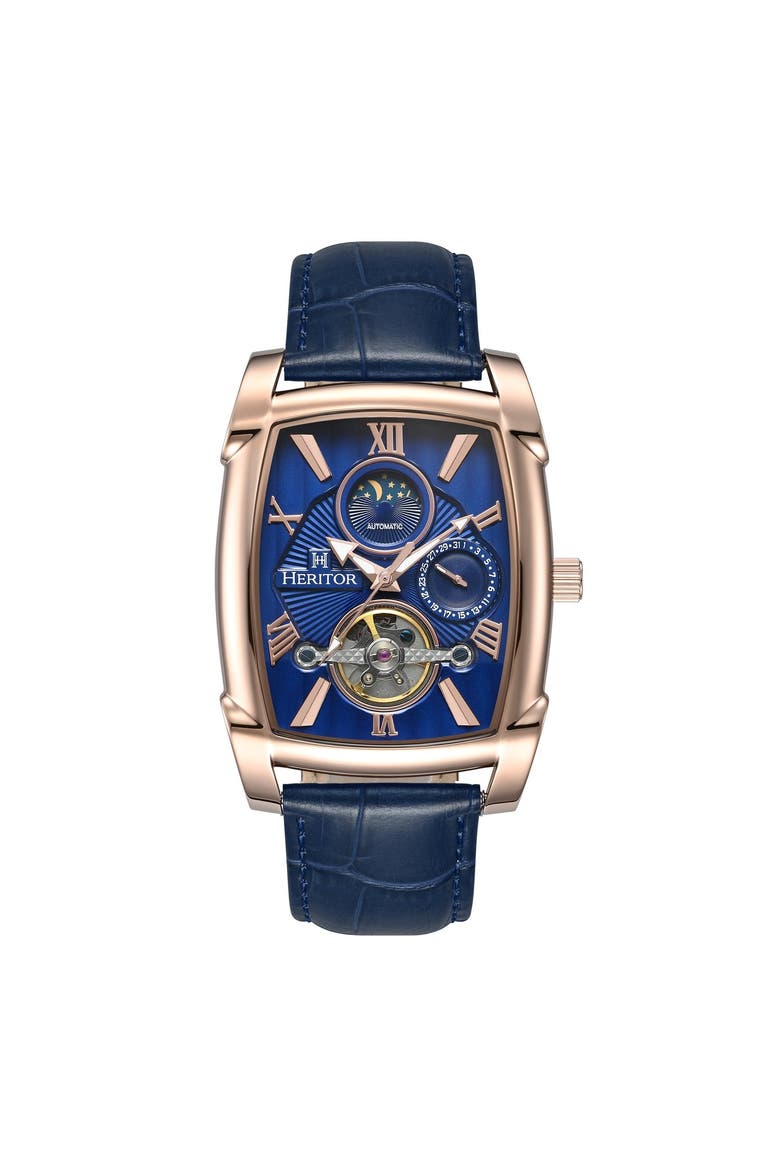 Valentin Mens Automatic Watch with Date, Main, color, Rose Gold