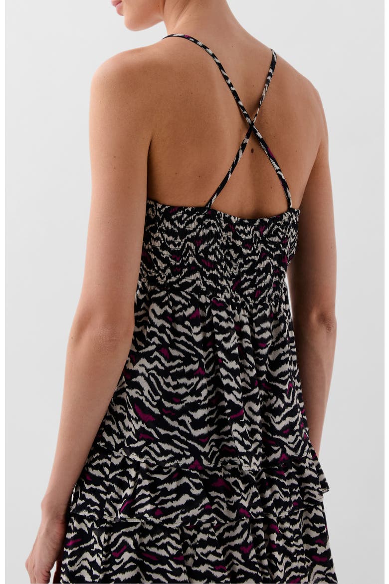 Ruffle Mini Top, Alternate, color, Black
