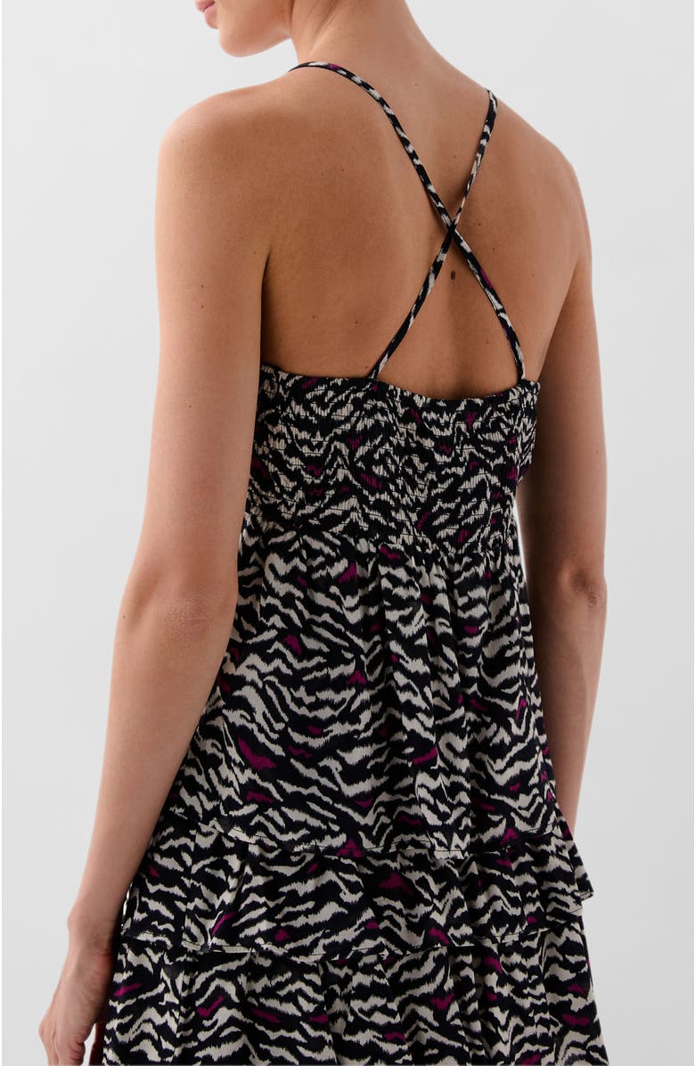 Scalpers Ruffle Mini Top, Alternate, color, Black