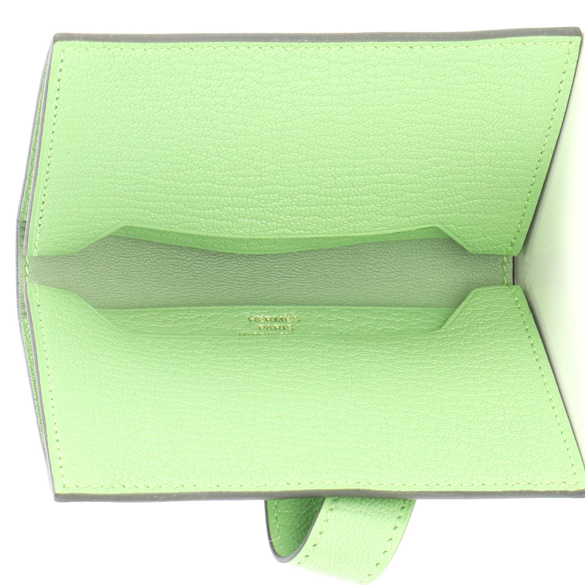 Trifold Bearn Wallet Chevre Mysore Compact, Alternate, color, Green