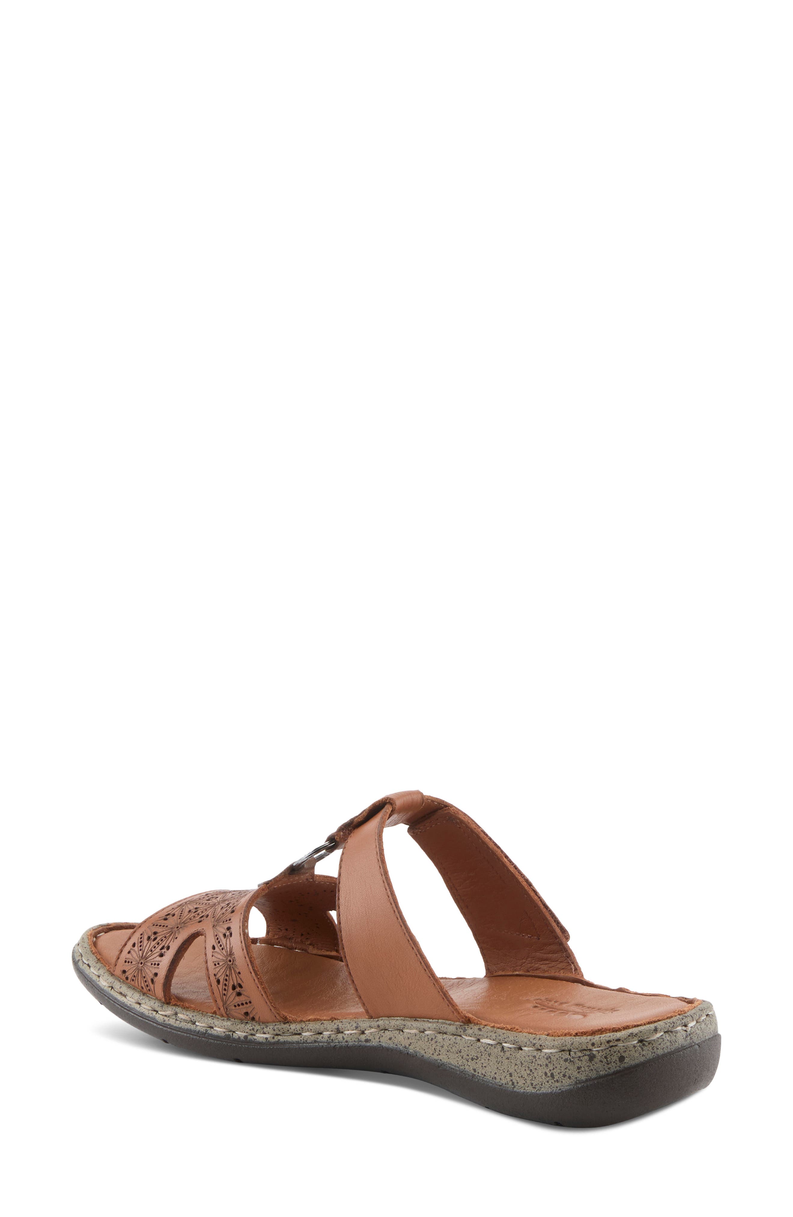 Virelle Slide Sandal, Alternate, color, CAMEL