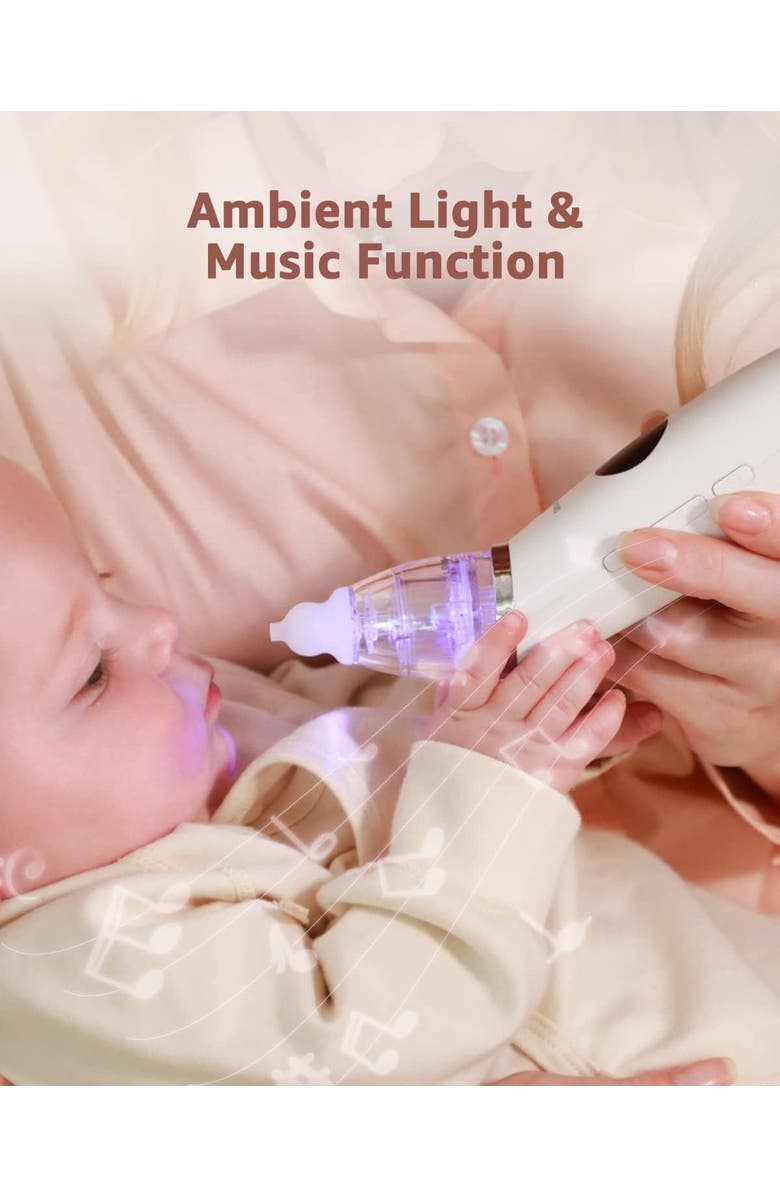 GROWNSY Baby Nasal Aspirator, Alternate, color, White