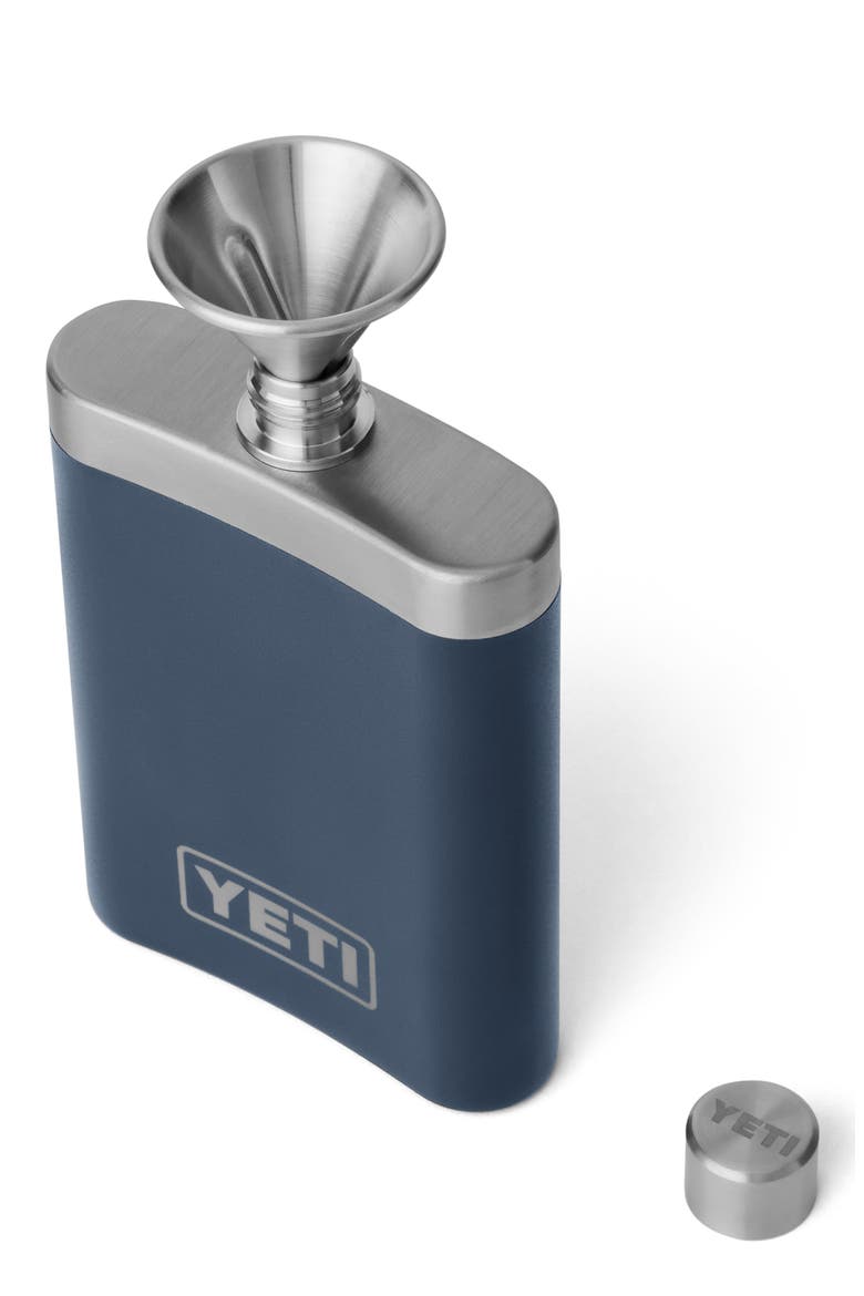 Stainless Steel Flask, Alternate, color, NAVY