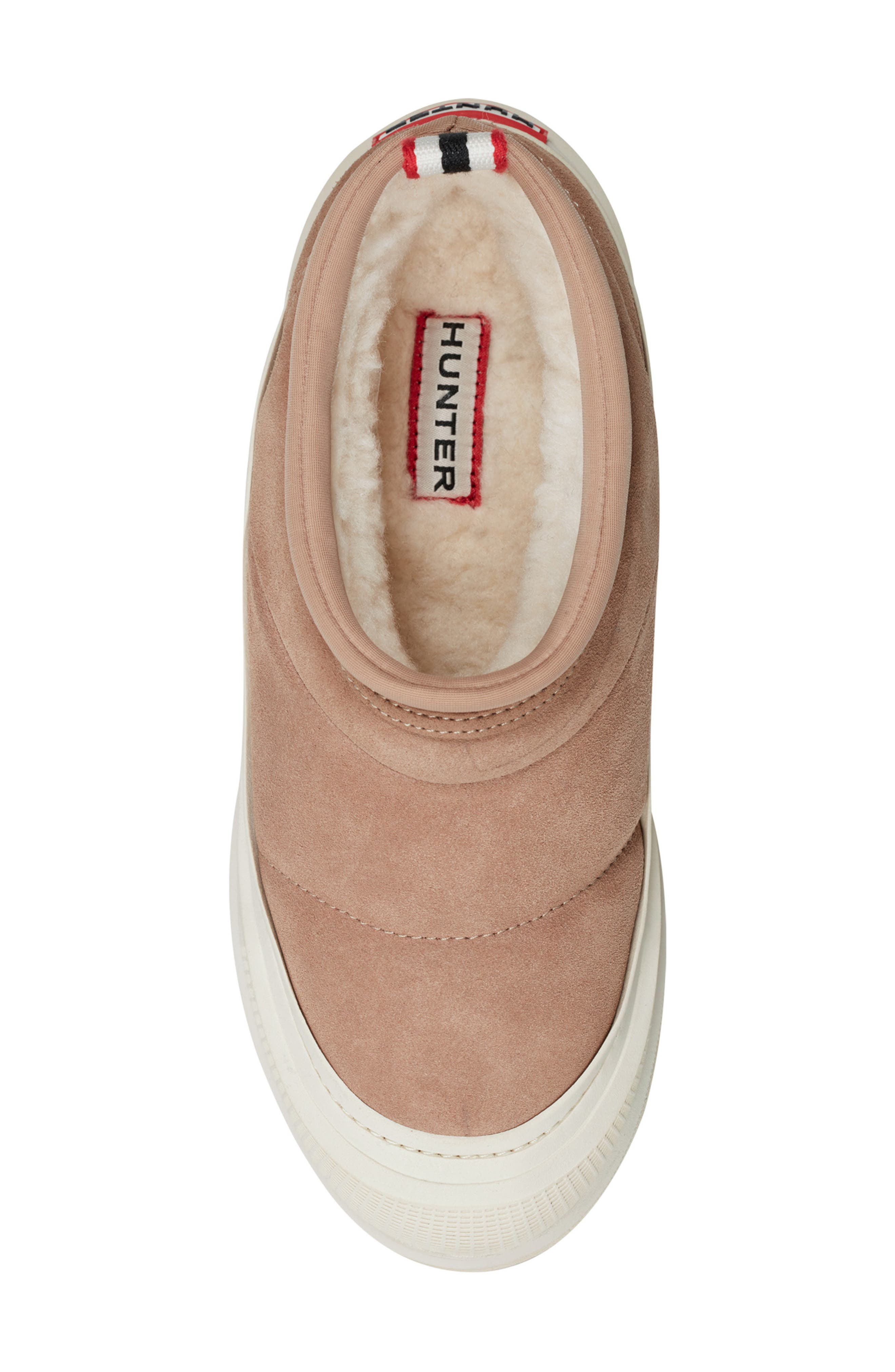 Askern Waterproof Suede Platform Bootie, Alternate, color, TAN/ OFF WHITE
