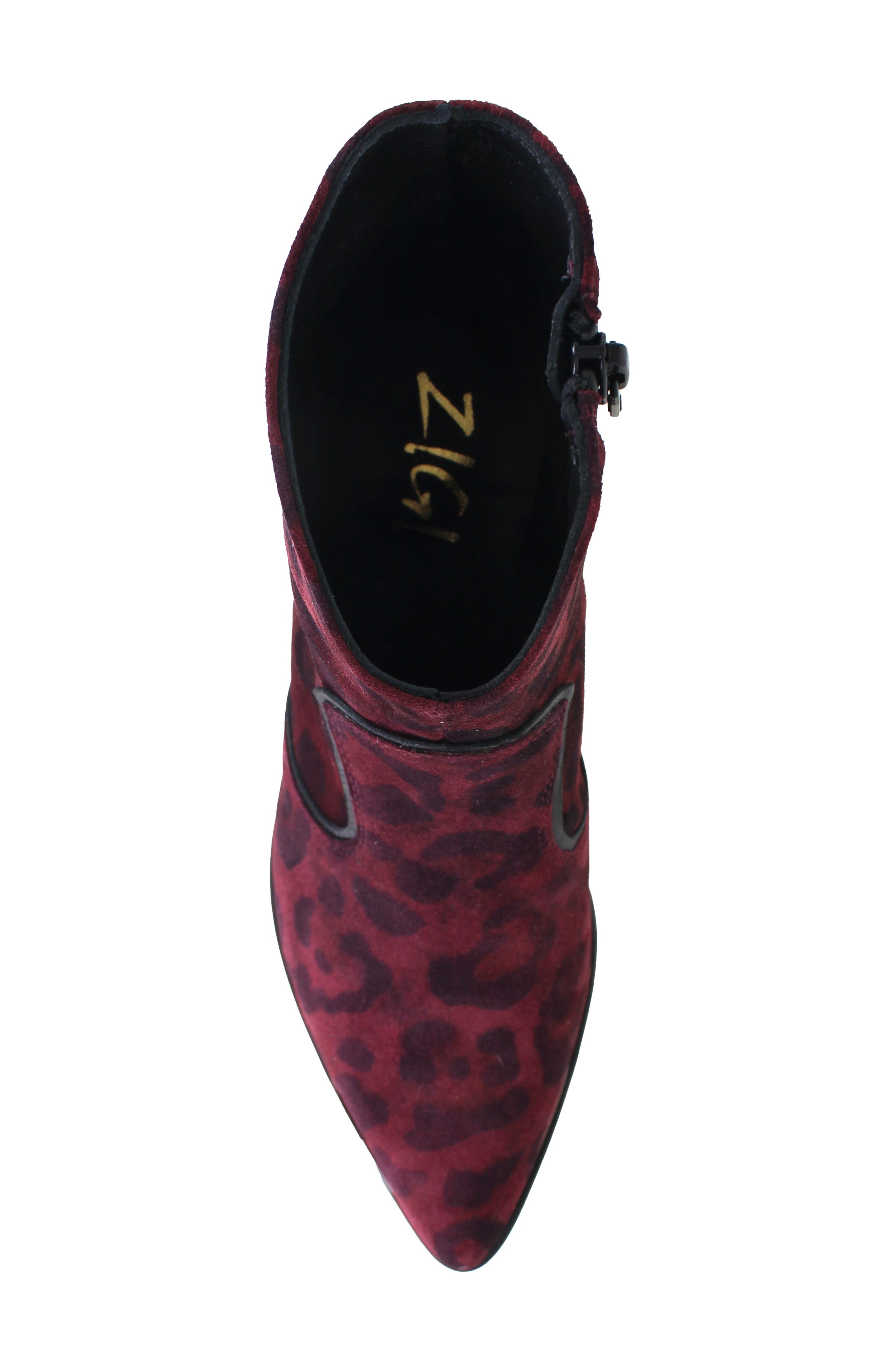 ZIGI Gretchen Western Boot, Alternate, color, Brick Leather