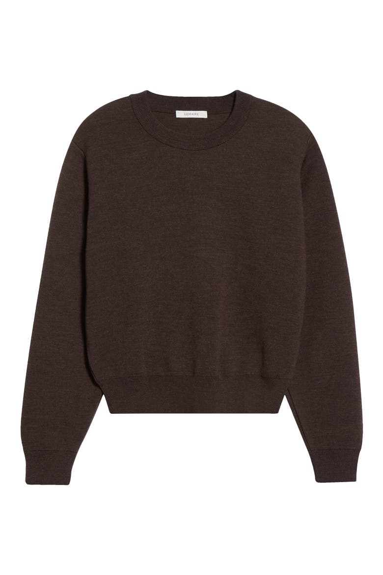Felted Wool Sweater, Main, color, GANACHE