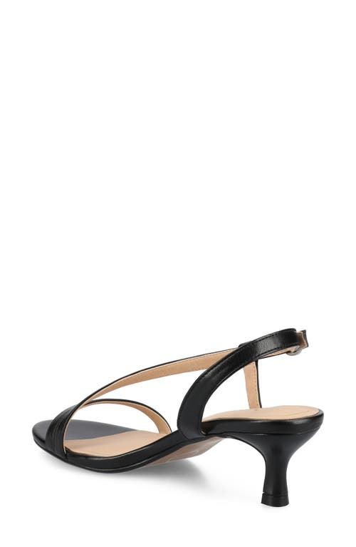 Shop Journee Collection Jemry Kitten Heel Sandal In Black Jemry