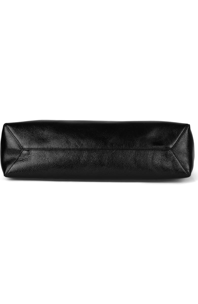 Jeffrey Campbell Toolbox Leather Clutch, Alternate, color, Black