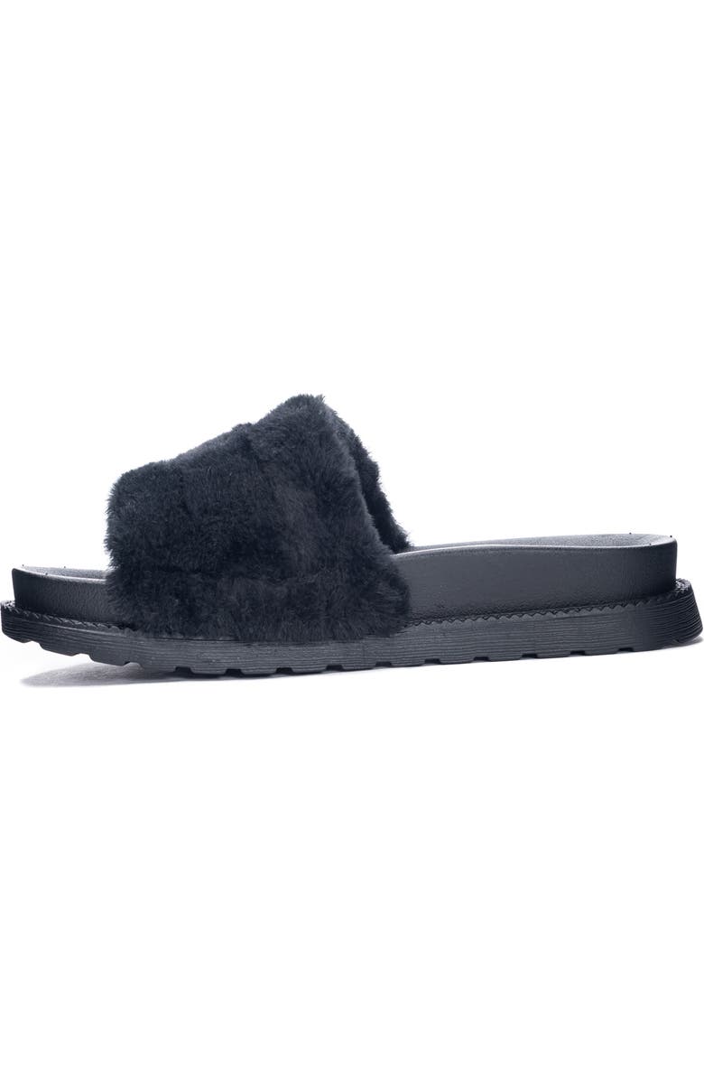 Chinese Laundry Treat Faux Fur Slide Slipper, Alternate, color,