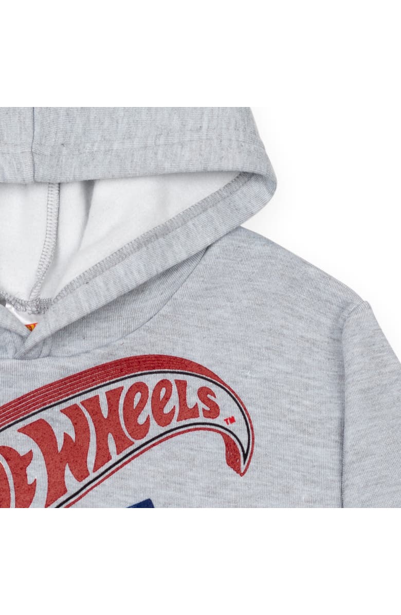 Hot Wheels Pullover Hoodie, Alternate, color, Heather Grey