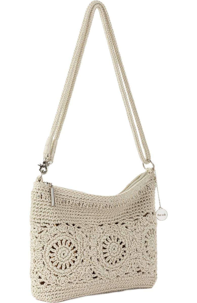The Sak Lumi Covertible Crossbody Hand Crochet Bag, Alternate, color, Natural Medallion