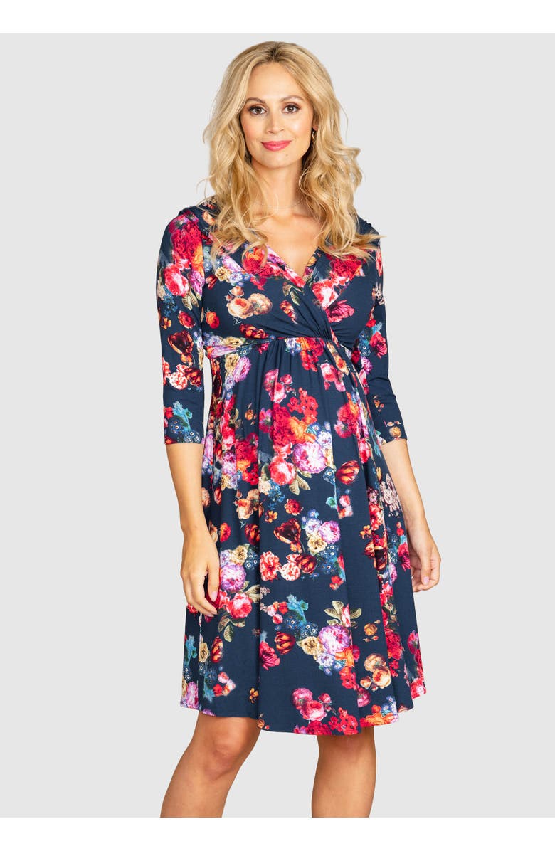 Tiffany Rose Maternity Willow Maternity Dress, Main, color, Midnight Garden