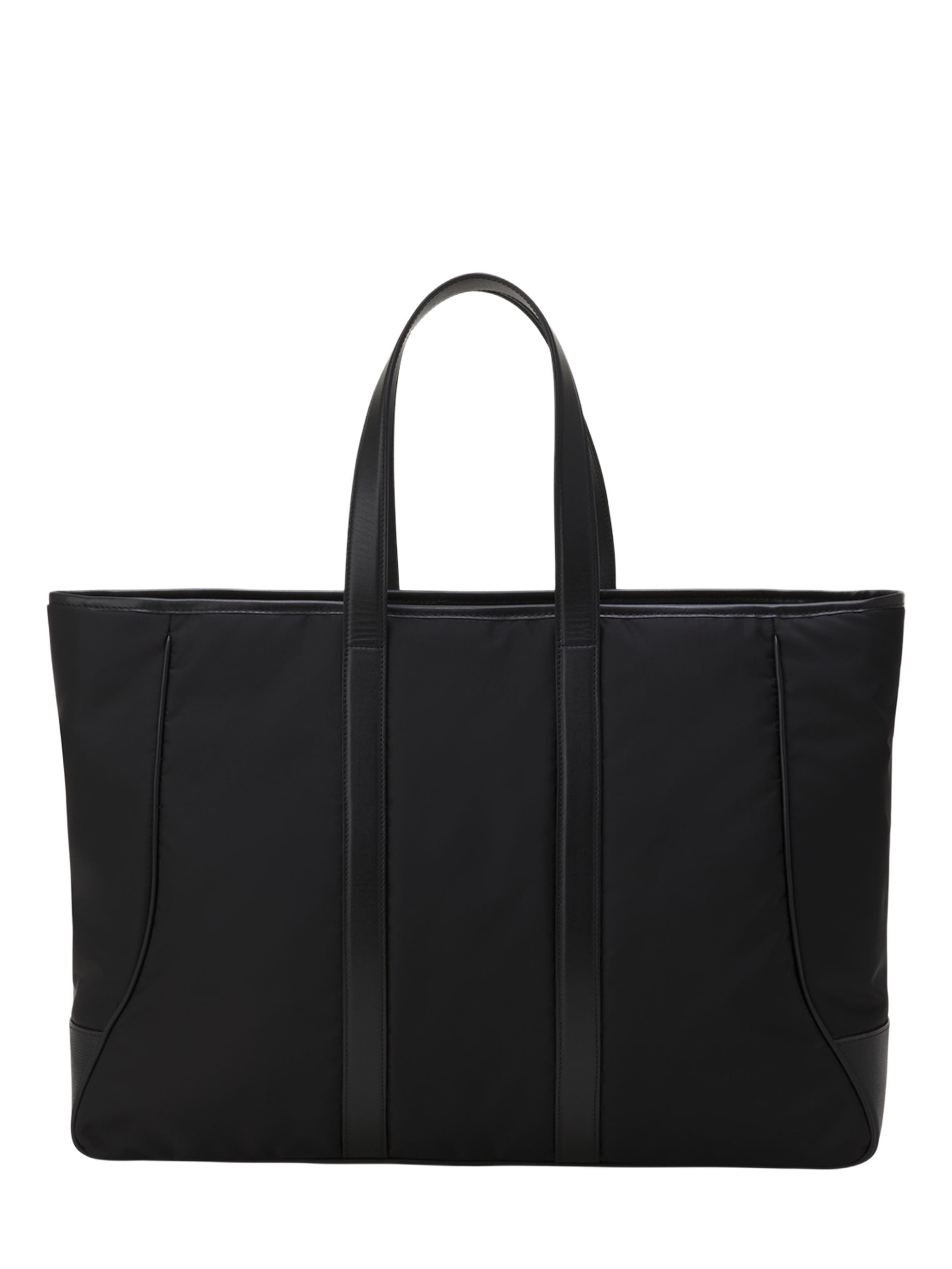 Lanvin Curb Nylon Tote Bag, Alternate, color, Black