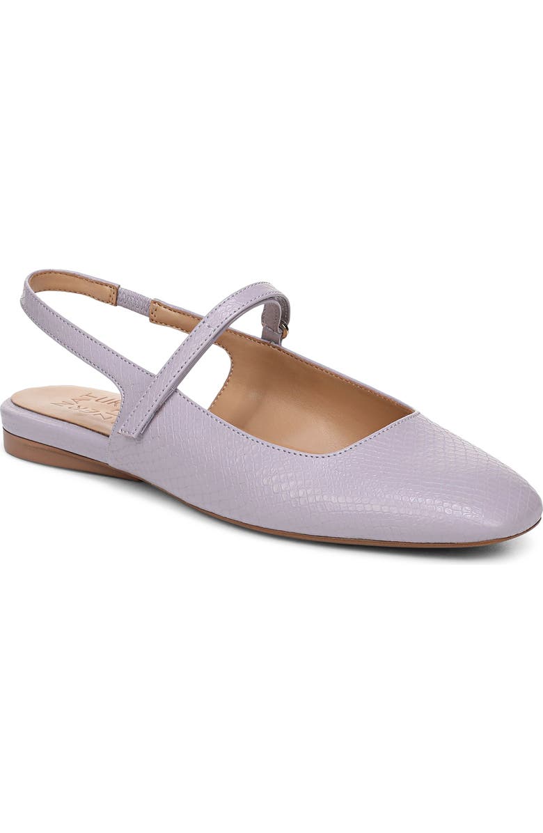 Naturalizer Connie Slingback Flat, Main, color, Helio Lilac