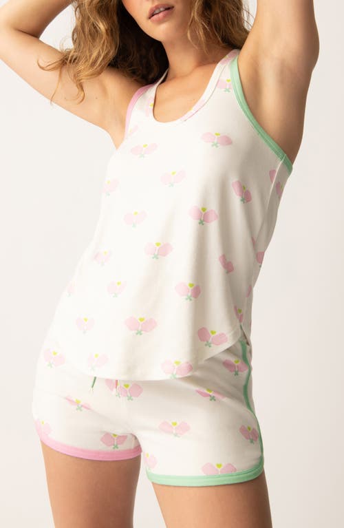 Shop Pj Salvage Racerback Pajama Tank In Ivory