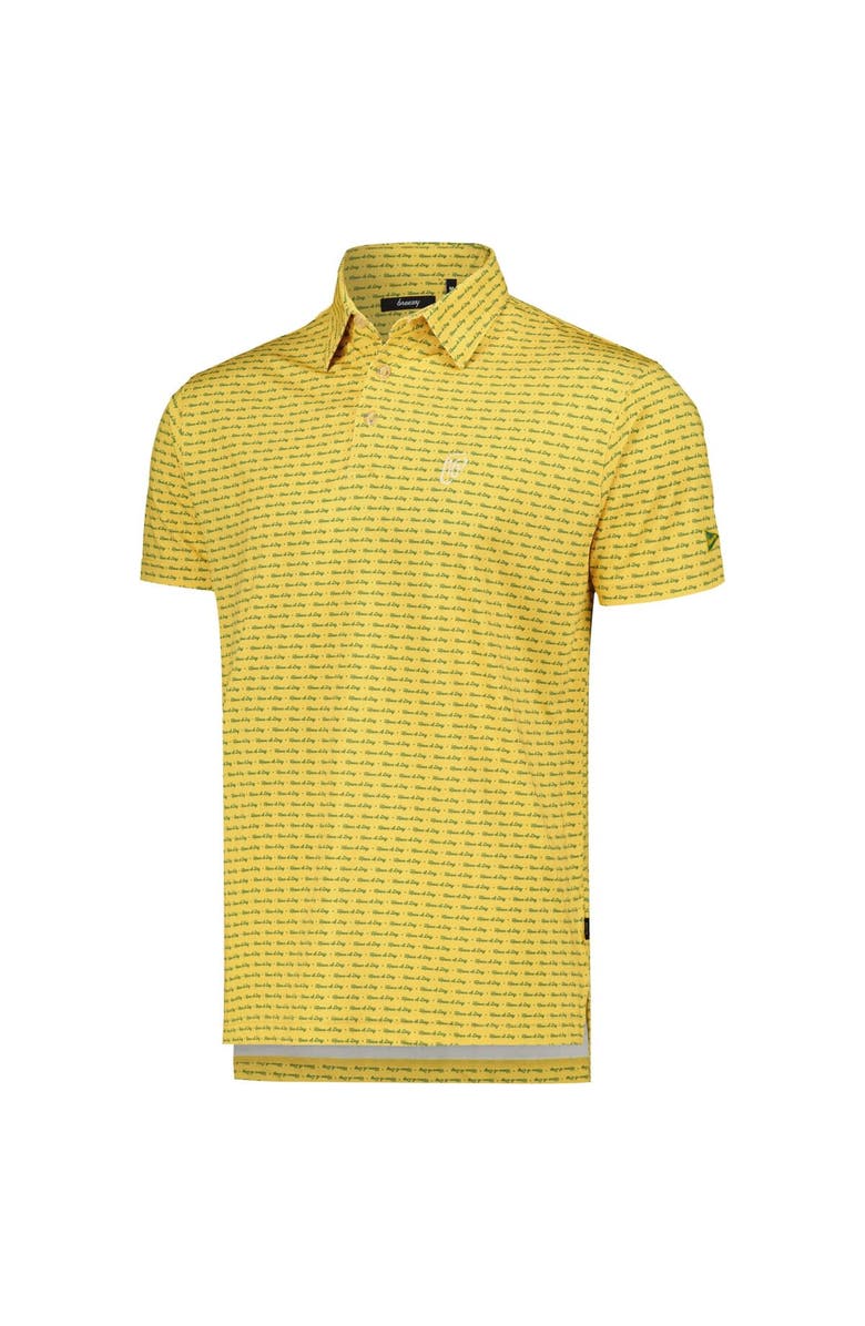 Breezy Golf Men's Breezy Golf Yellow WM Phoenix Open Have a Day Polo, Alternate, color, Yellow