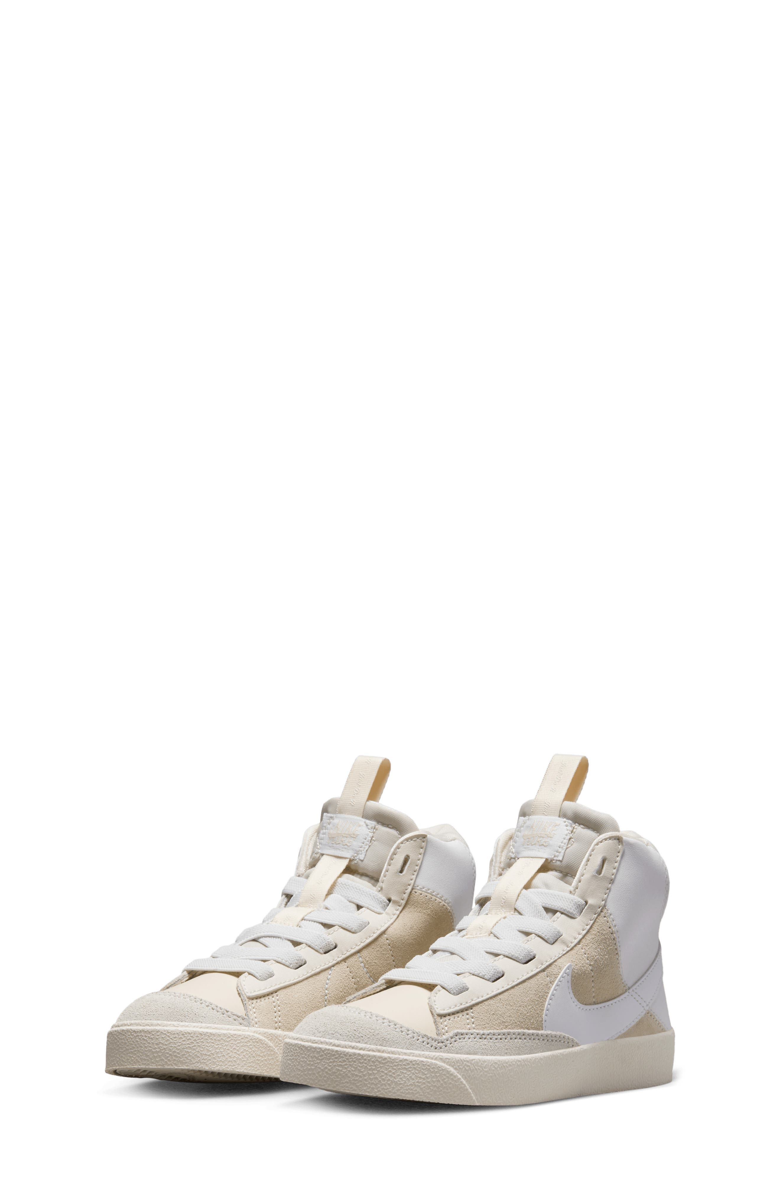 Kids' Blazer Mid '77 SE Sneaker, Main, color, WHITE/ PHANTOM/ CREAM/ WHITE