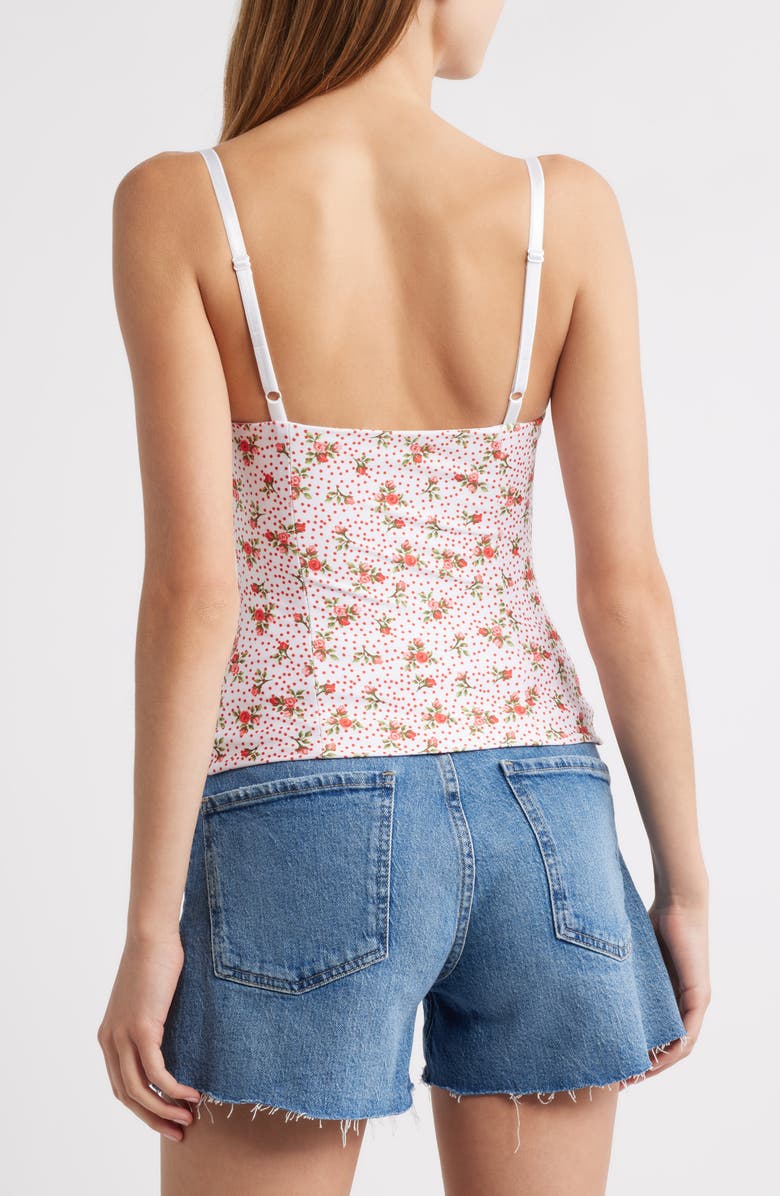 Bella Venice Corset Top, Alternate, color, White Floral