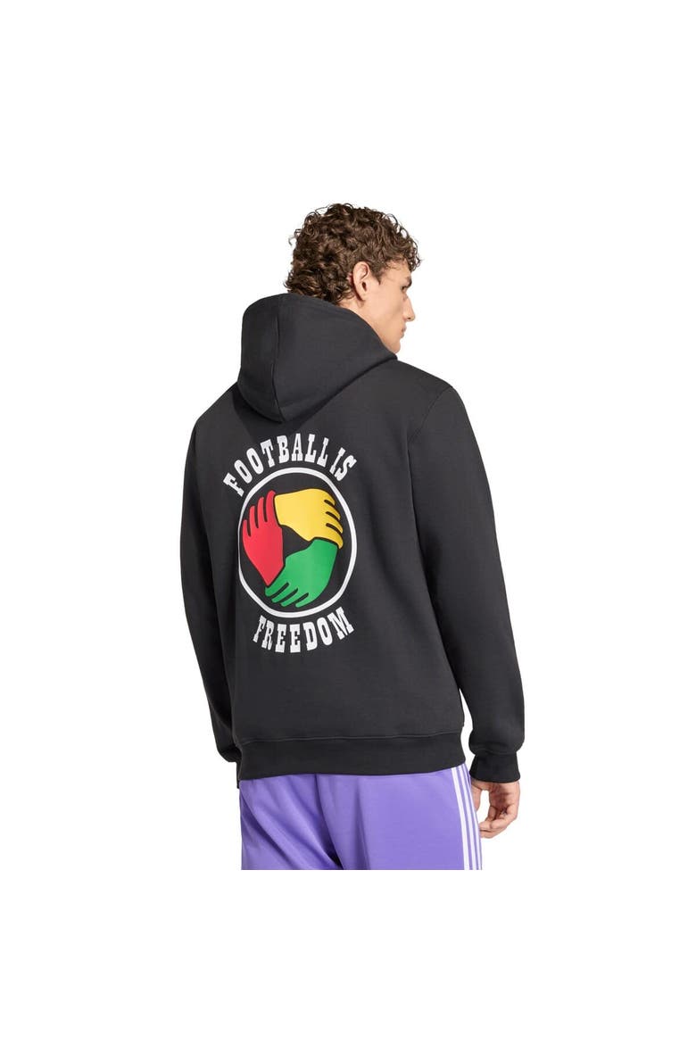 Men's adidas x Bob Marley Black Jamaica National Team Originals Hoodie, Alternate, color, Black
