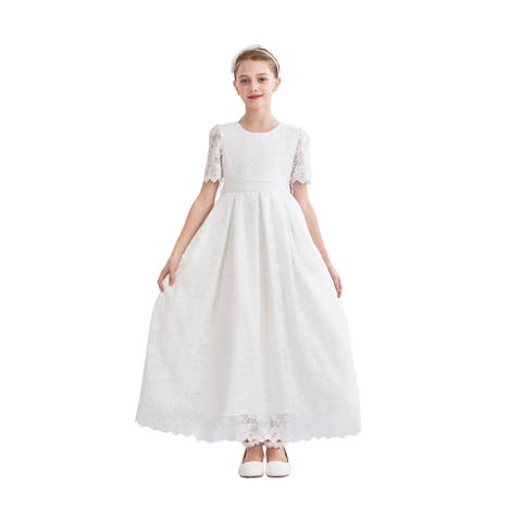 Belciana Short Sleeve Lace Dress