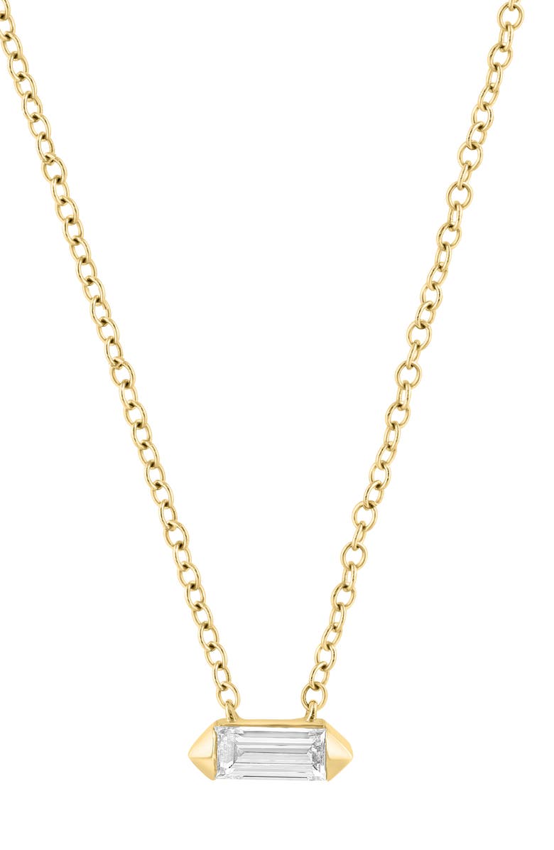 EFFY Lab Grown Diamond Pendant Necklace, Alternate, color, Gold