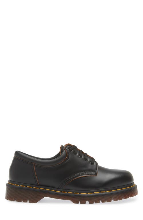 Dr. Martens 8053 Derby In Black Vintage Smooth