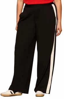 Wide Leg Track Pants