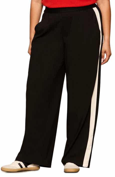 Wide Leg Track Pants