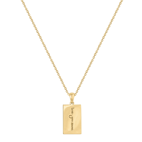 xDede Raad Love You More Pendant Necklace