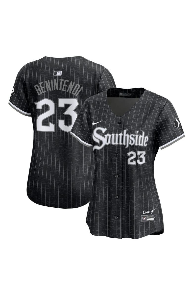 Nike Women's Nike Andrew Benintendi Black Chicago White Sox City Connect Limited Jersey, Alternate, color, Black
