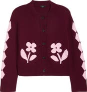 Rails Mavie Intarsia Floral Cardigan