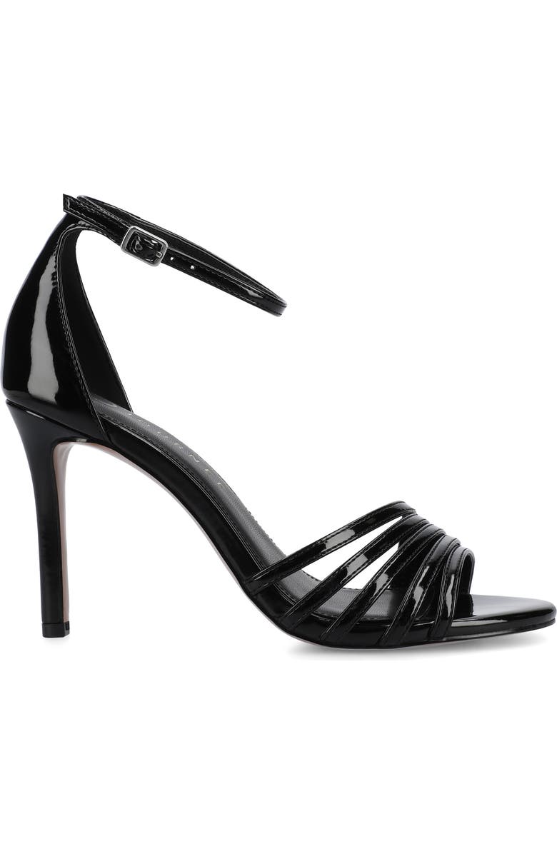 Journee Collection Felicity Ankle Strap Stiletto Sandal, Alternate, color, Black Patent