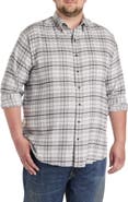 Harbor Bay by DXL Big & Tall Large Plaid Flannel Sport Shirt V2