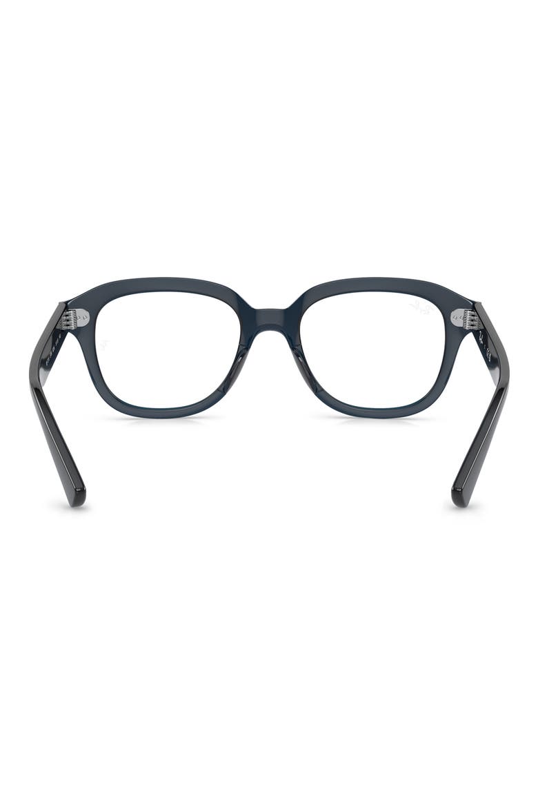 49mm Erik Square Optical Glasses, Alternate, color, DARK BLUE