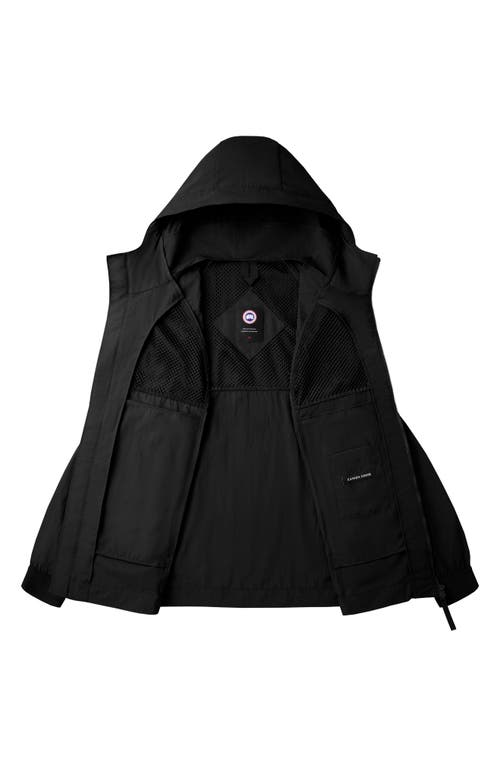 Shop Canada Goose Faber Water Repellent Hooded Jacket In Black