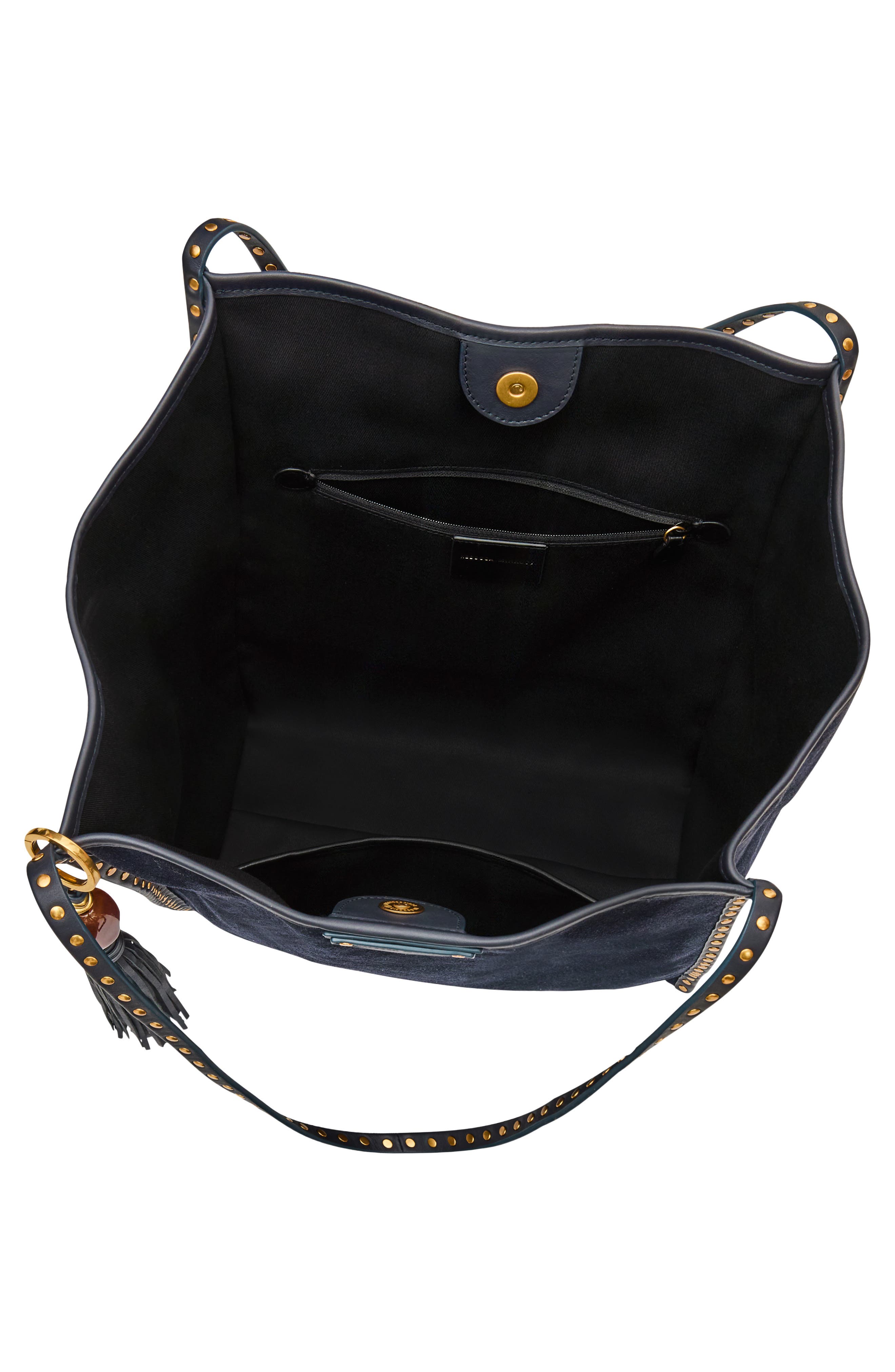 Dylan Leather Tote, Alternate, color, MIDNIGHT BLUE
