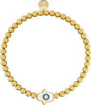 Emma Rae Hamsa Semi-Precious Gemstone Beaded Bracelet