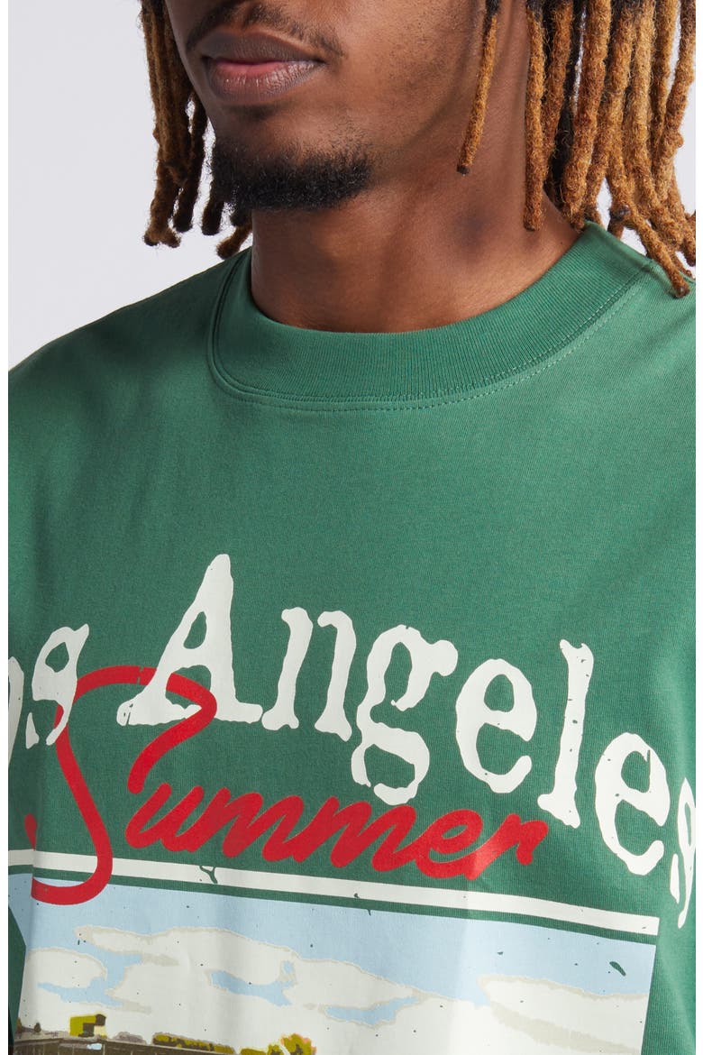 LA Sporting Club Graphic T-Shirt, Alternate, color, GREEN